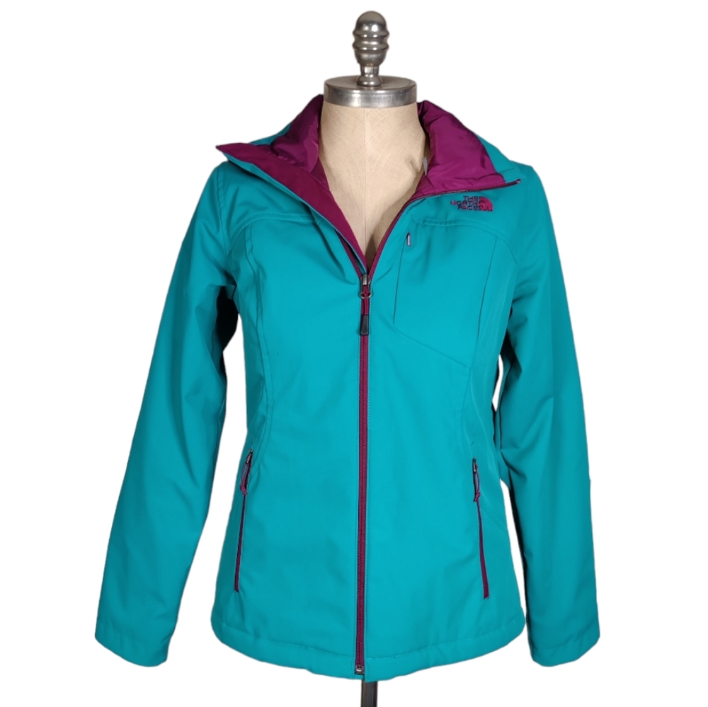 North Face Teal Purple Apex Elevation Winter Jacket - Size Medium